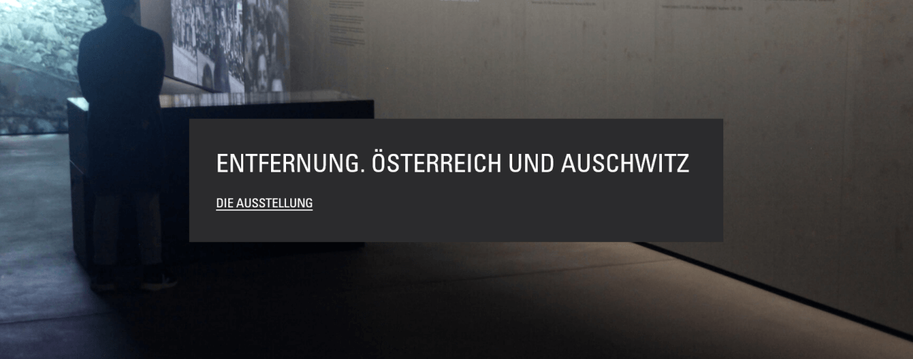 Link zur Webpräsenz der neuen Österreich-Ausstellung in Auschwitz