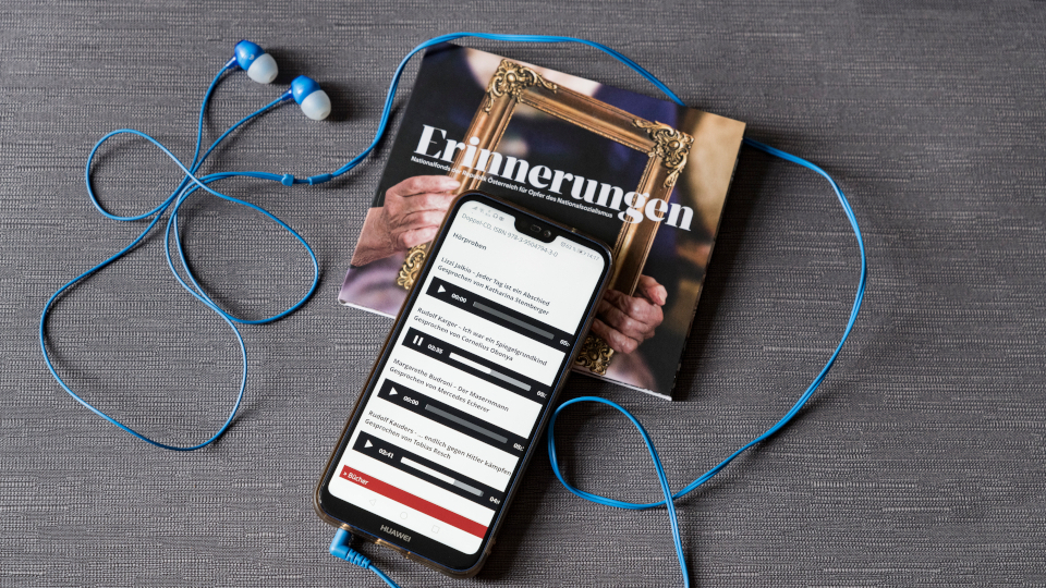 Hörbuch „Erinnerungen“ Präsentation via Live-Stream am Montag, 19. Oktober 2020 ab 18 Uhr